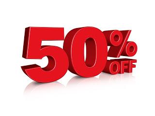 50% Off