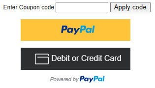 Order using discount code